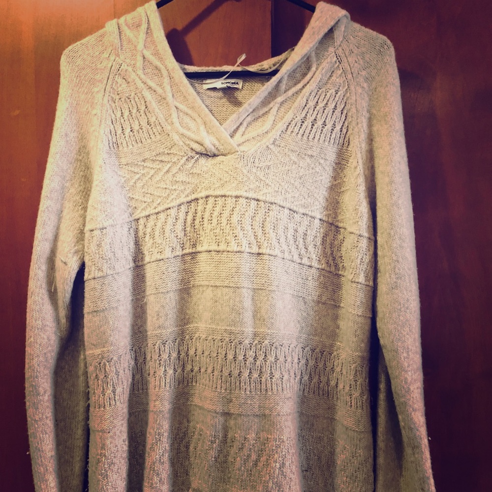 Gray sweater sweatshirt
